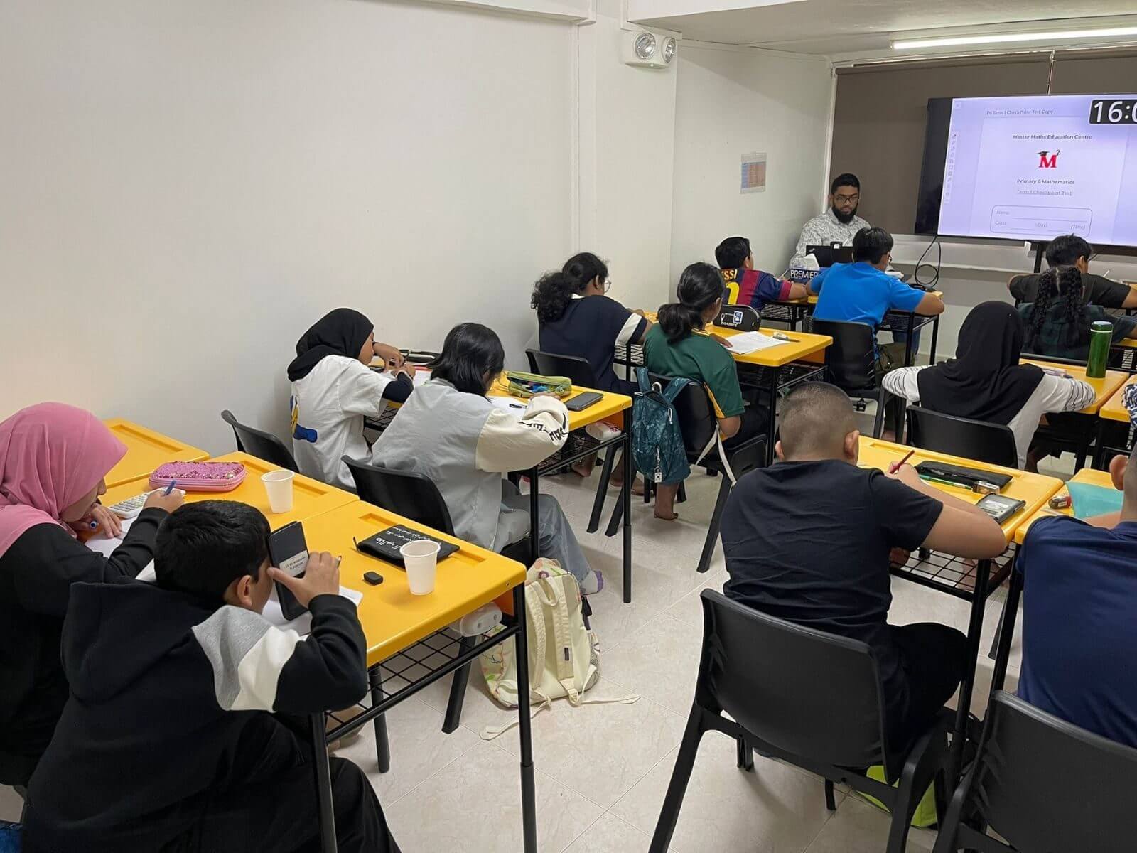 With Students at MasterMaths